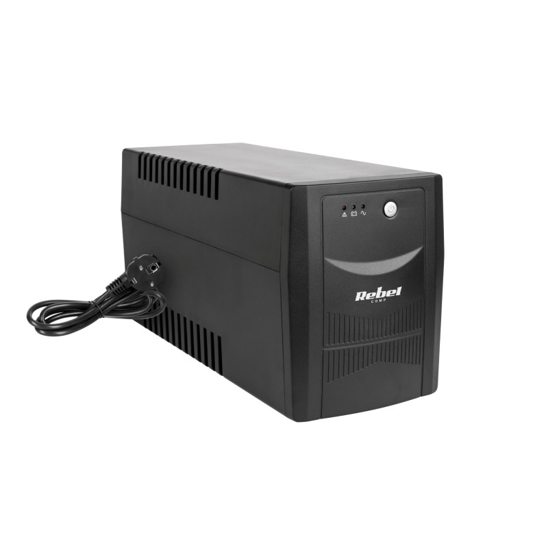 Zasilacz awaryjny UPS REBEL model Micropower 2000 (offline, 2000 VA / 1200 W, 230 V, 50 Hz)