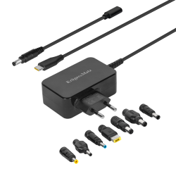 Zasilacz uniwersalny Kruger&Matz 45W z funkcją Power Delivery 7 końcówek