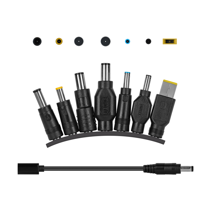 Zasilacz uniwersalny Kruger&Matz 65W z funkcją Power Delivery 7 końcówek