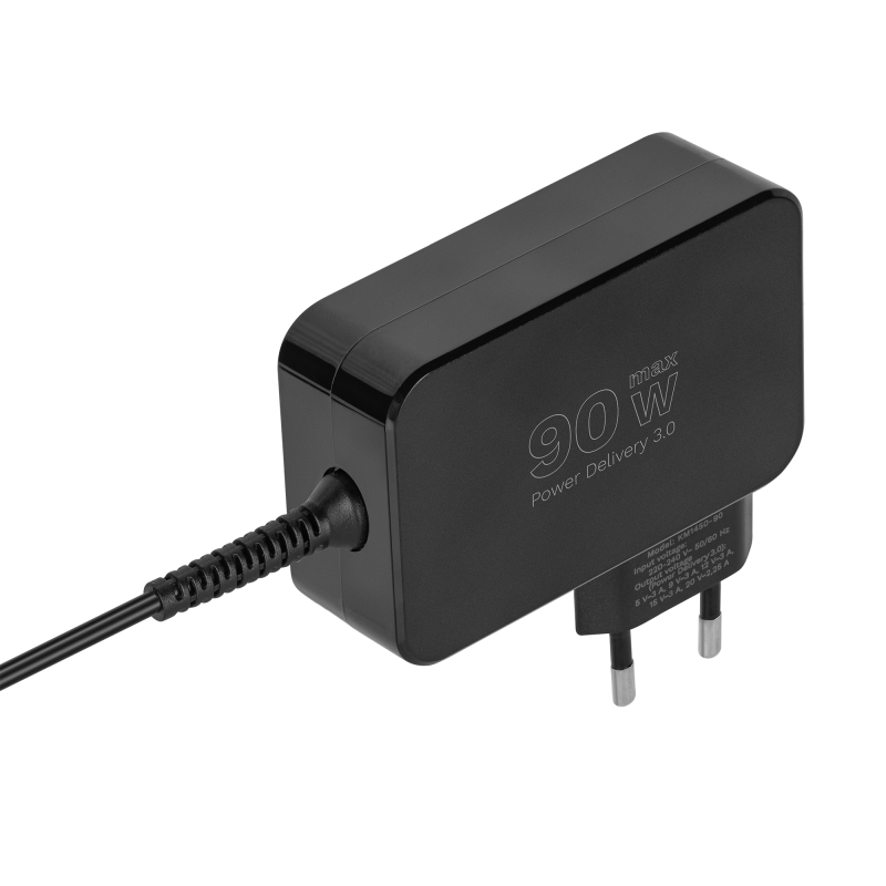 Zasilacz uniwersalny Kruger&Matz 90W z funkcją Power Delivery 7 końcówek