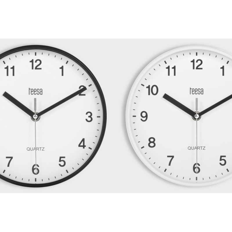 Zegar ścienny 20 cm biały