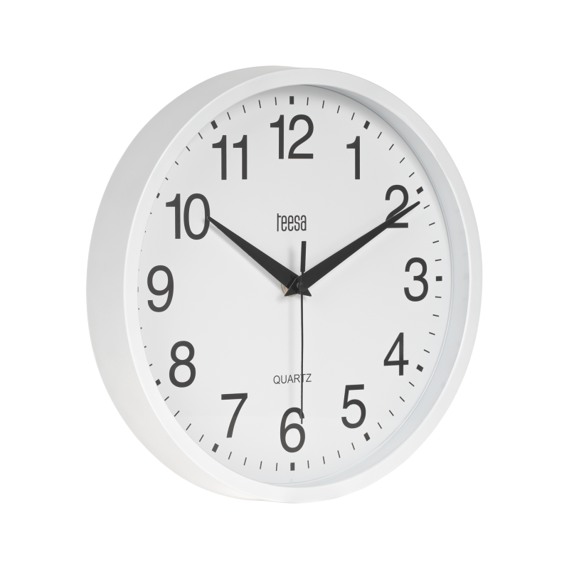 Zegar ścienny 25 cm biały