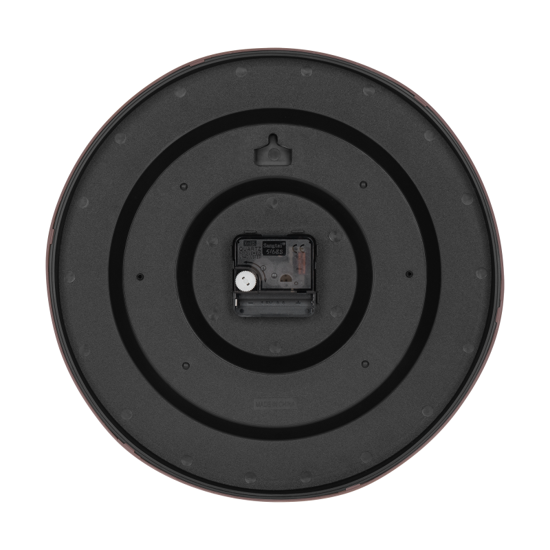 Zegar ścienny 30 cm ciemny brąz