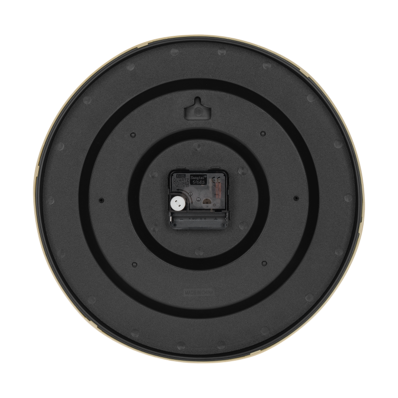 Zegar ścienny 30 cm jasny brąz