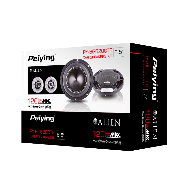 Zestaw głośników Peiying Alien PY-BG620CT6