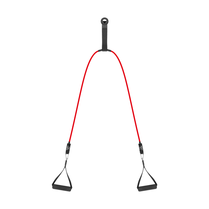 Zestaw gum oporowych do ćwiczeń - Power Tube Set , 5-80 kg, 5 gumy, REBEL ACTIVE