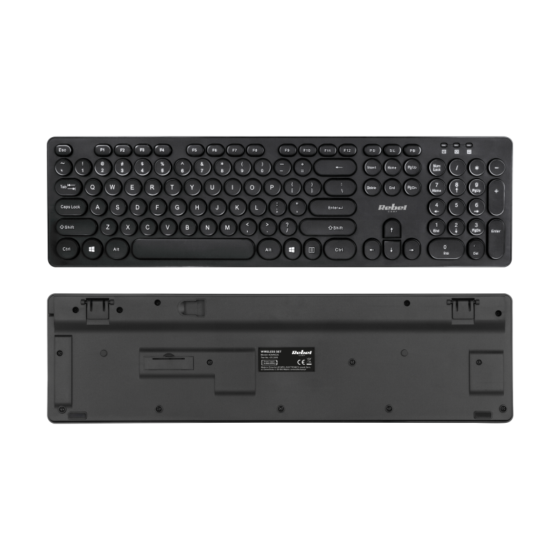 Zestaw klawiatura i mysz bezprzewodowa Rebel WS400