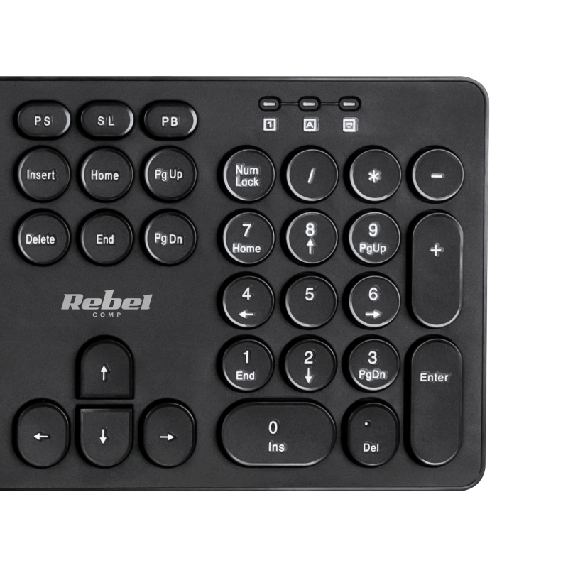 Zestaw klawiatura i mysz bezprzewodowa Rebel WS400