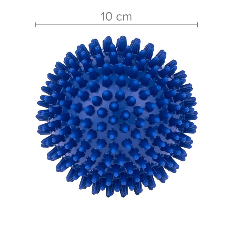 Zestaw piłeczek sensorycznych z kolcami do masażu, 4 piłeczki , REBEL ACTIVE