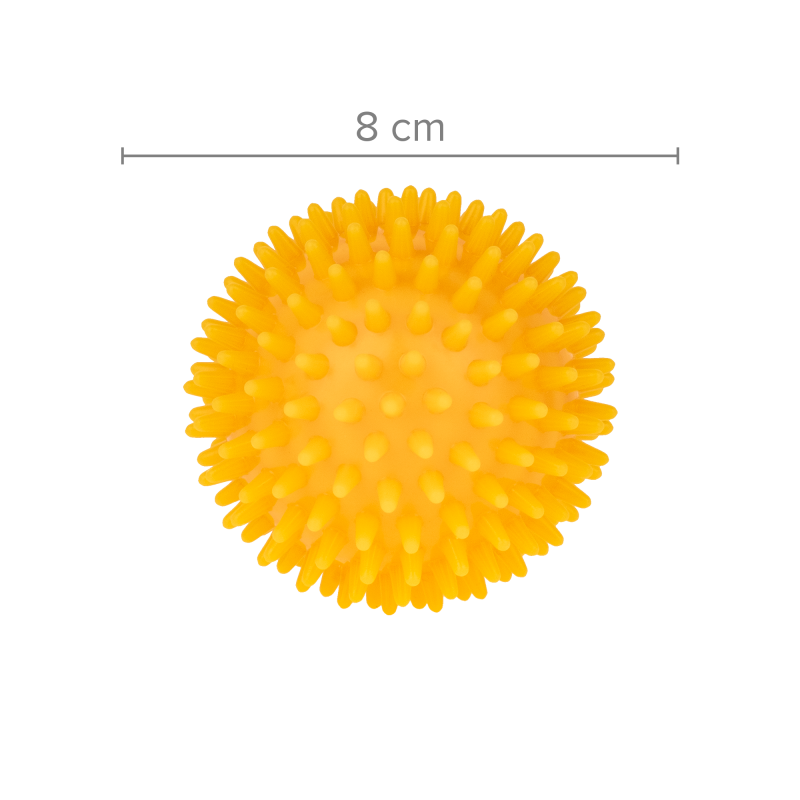 Zestaw piłeczek sensorycznych z kolcami do masażu, 4 piłeczki , REBEL ACTIVE