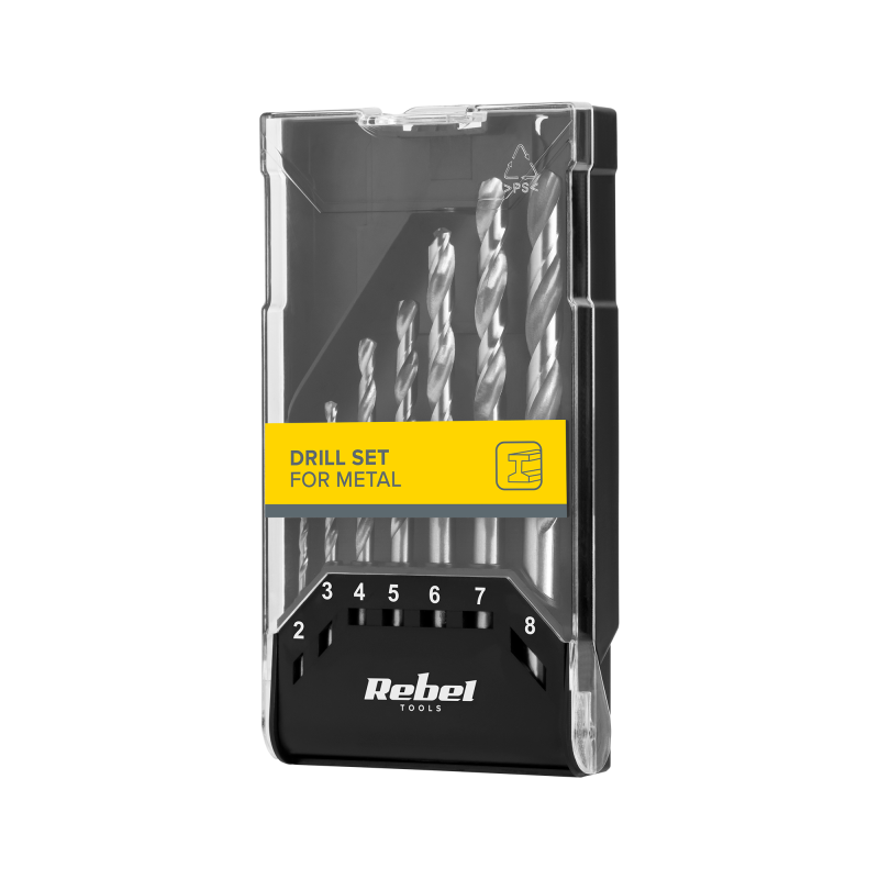 Zestaw wierteł do metalu 7szt.