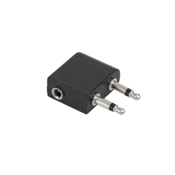 Złącze 2 x wtyk jack 3.5 MONO-Gn. Jack stereo (do samolotu)