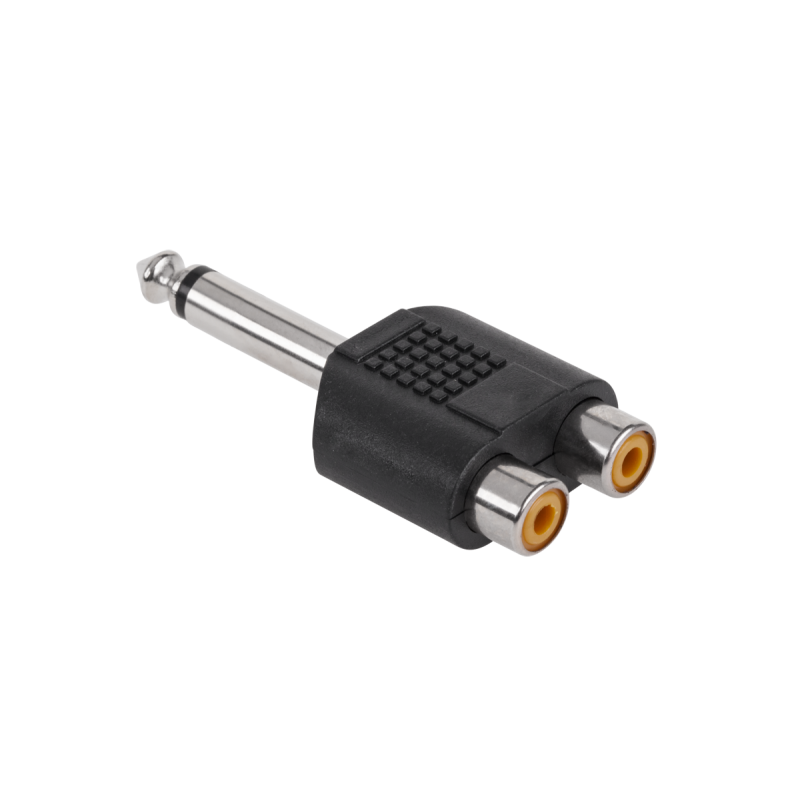 Złącze Jack 6.3 MONO-2xGN.RCA
