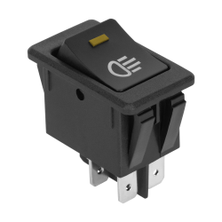 Złącze przełącznik 12V włącznik świateł z żółtą diodą