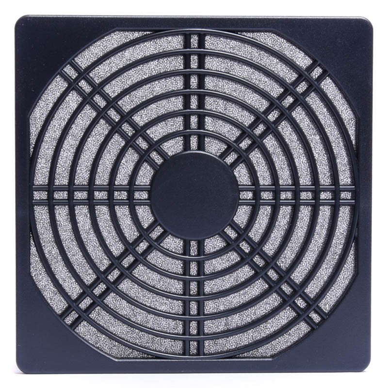 OSŁONA WENTYLATORA 120x120 Z FILTREM  PRZECIWKURZOWYM PLASTIKOWA