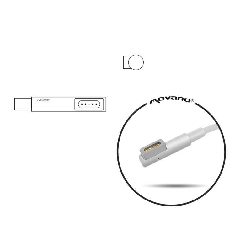 Przewód do zasilacza / ładowarki Apple magsafe 45W, 60W