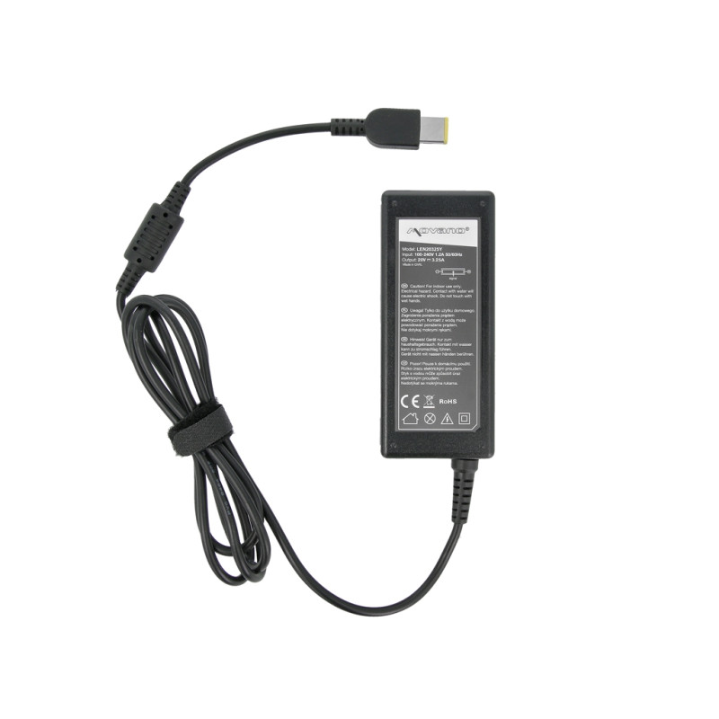 Zasilacz Movano 20v 3.25a (prostokątny 11.0x4.5 pin - Yoga) 65W do Lenovo