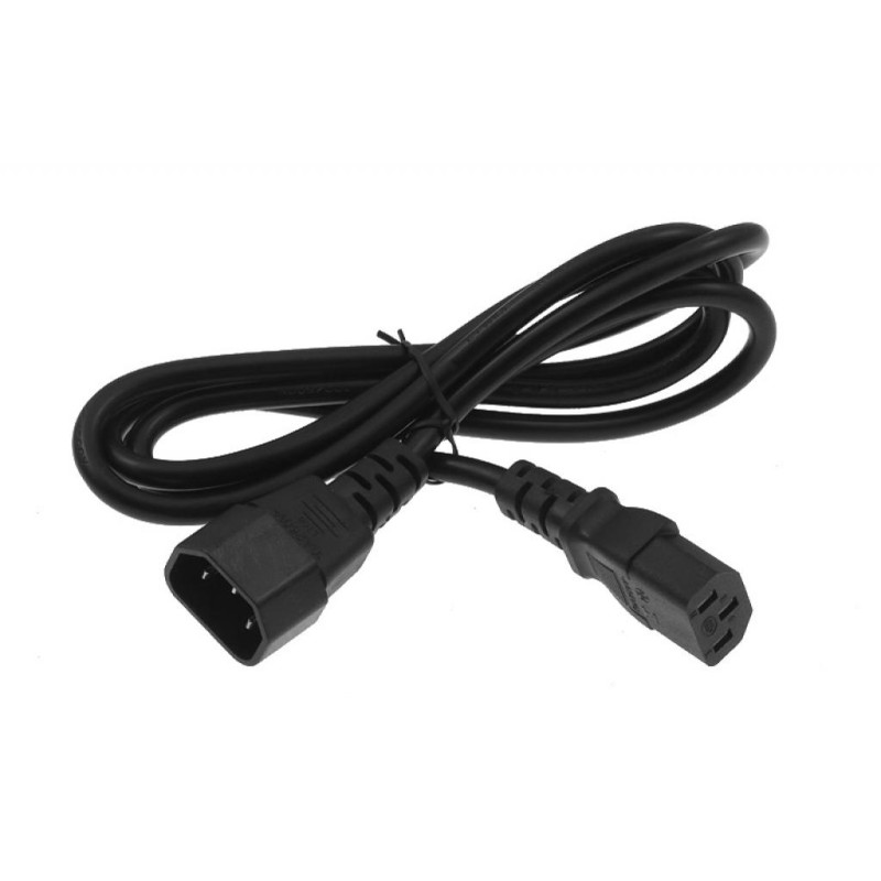 Kabel komputerowy PC-UPS 3-żyłowy (trapez) - przedłużacz [200 szt. karton]