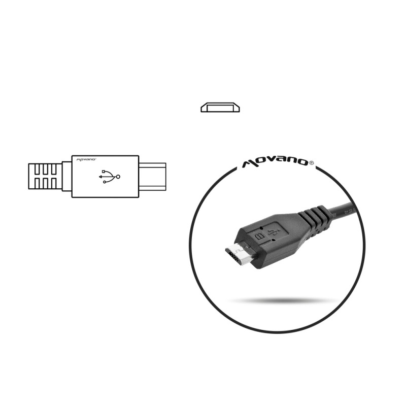 Zasilacz Movano 5v 2a (microUSB) 10W, ME400C do Tablet Asus