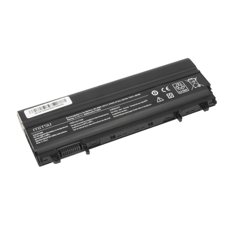 Bateria Mitsu do Dell Latitude E5440, E5540 (6600mAh)
