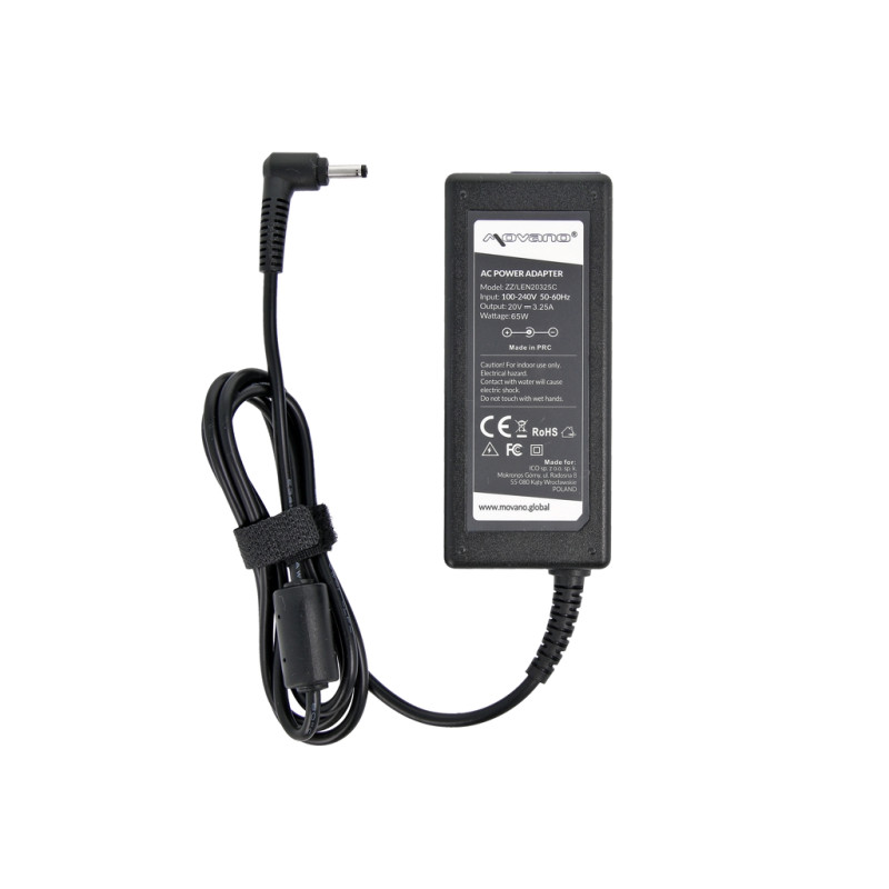 Zasilacz Movano 20v 3.25a (4.0x1.7) 65W do Lenovo