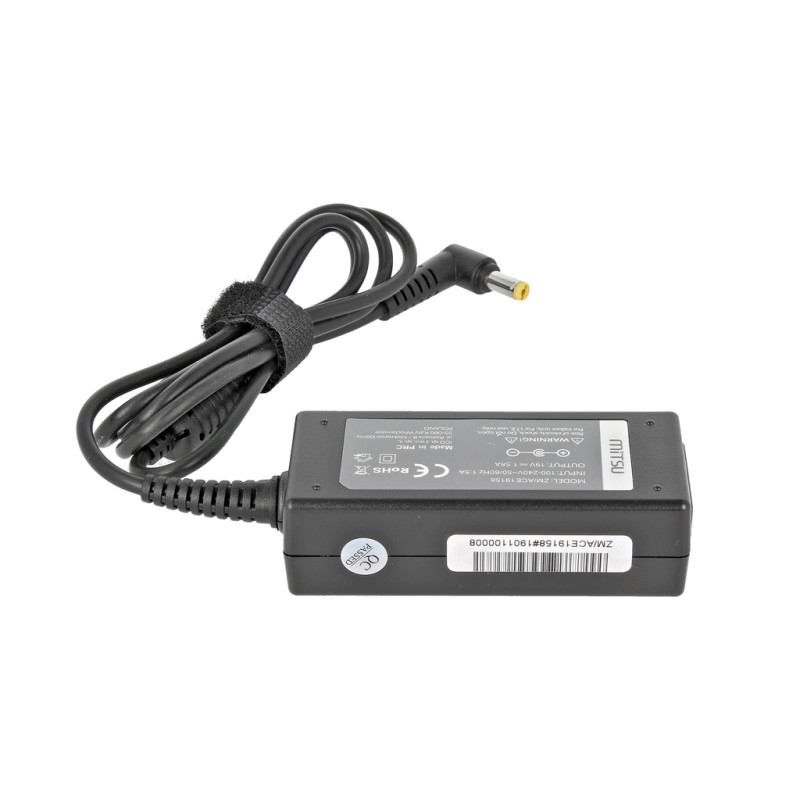 Zasilacz Mitsu 19v 1.58a (5.5x1.7) 30W do Acer, Dell, Packard Bell