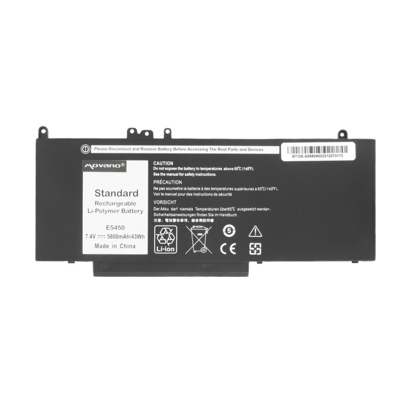 Bateria Movano do Dell Latitude E5450, E5550