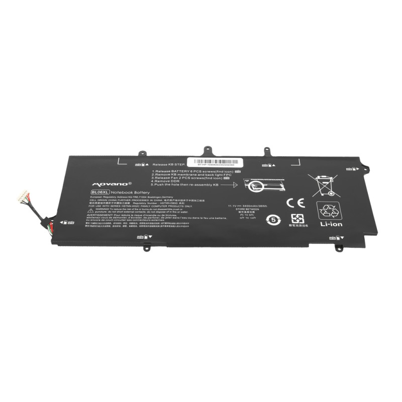 Bateria do HP EliteBook Folio 1040 G1, G2