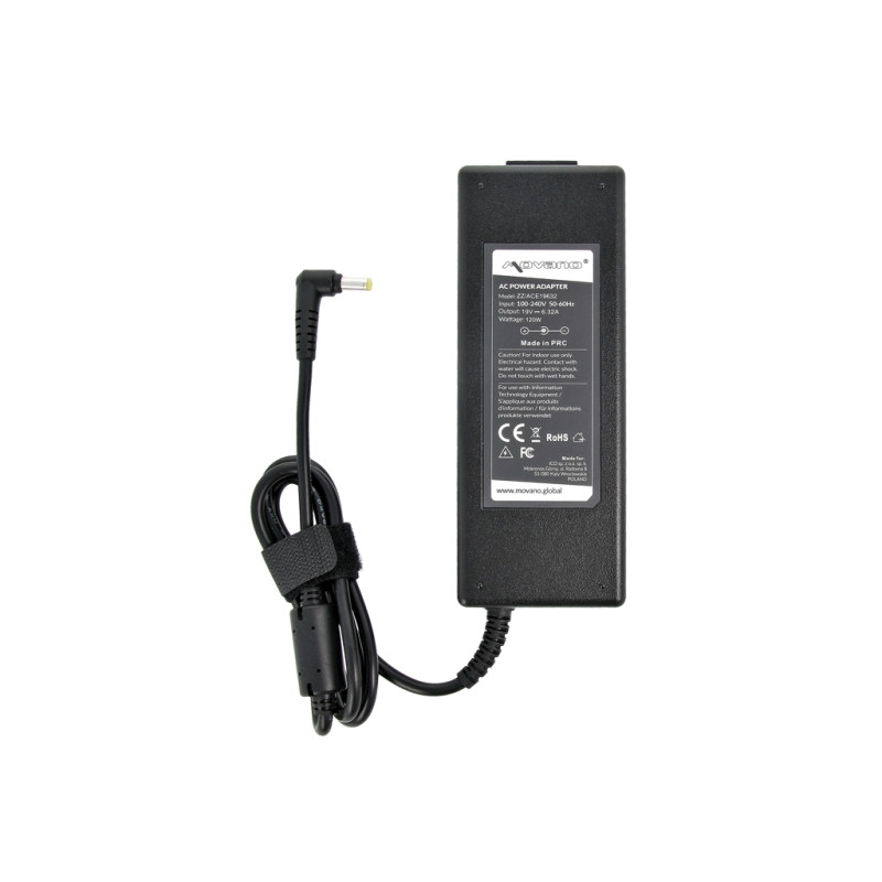Zasilacz Movano 19v 6.32a (5.5x1.7) 120W do Acer