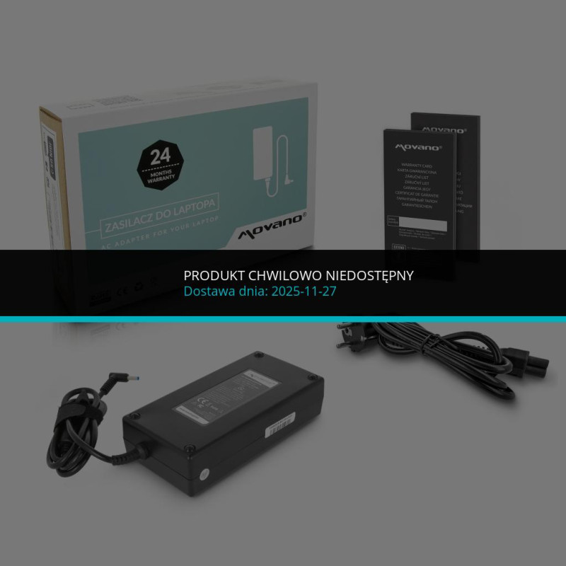 Zasilacz Movano 19.5v 10.3a (4.5x3.0 pin) 200W do HP