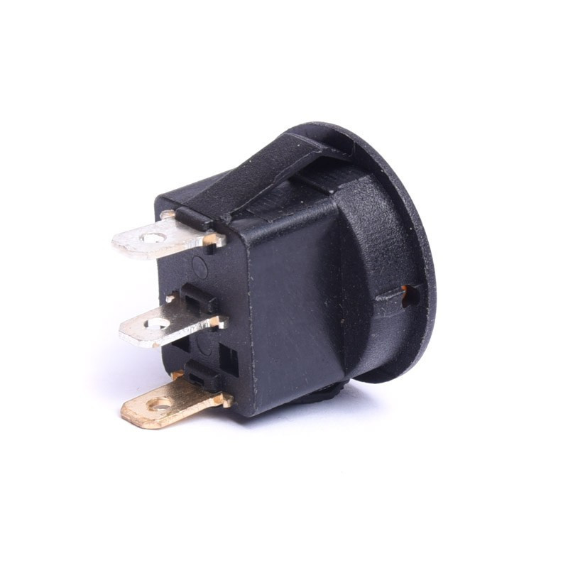 PRZEŁĄCZNIK AC 230V OKRĄGŁY PODŚWIETLANY ŻÓŁTY