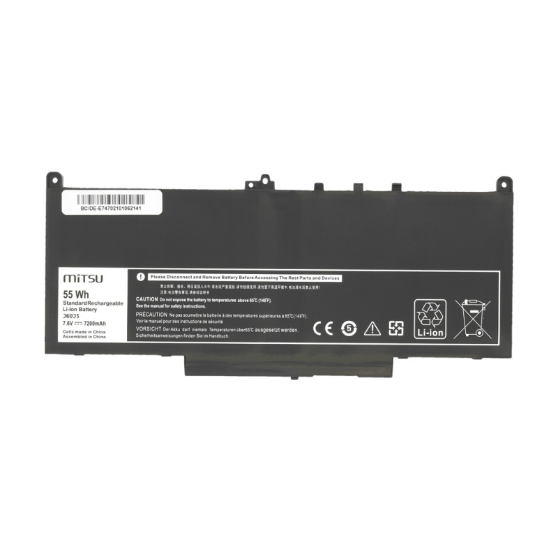 Bateria Mitsu do Dell Latitude E7270, E7470