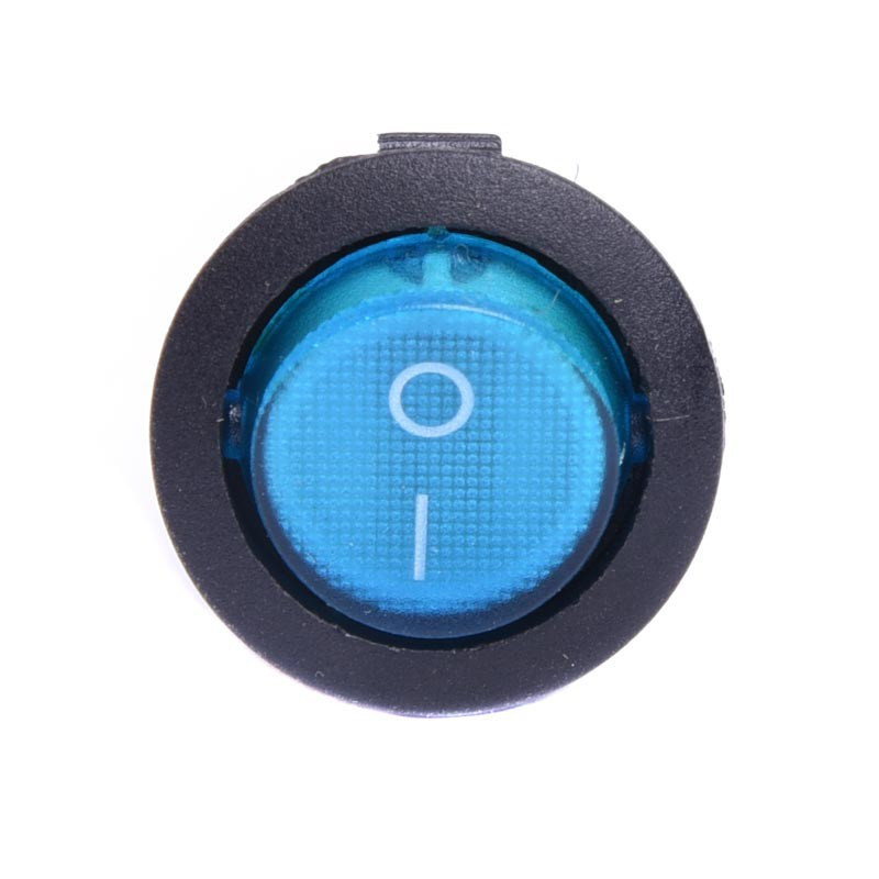 PRZEŁĄCZNIK AC 230V PODŚWIETLANY OKRĄGŁY