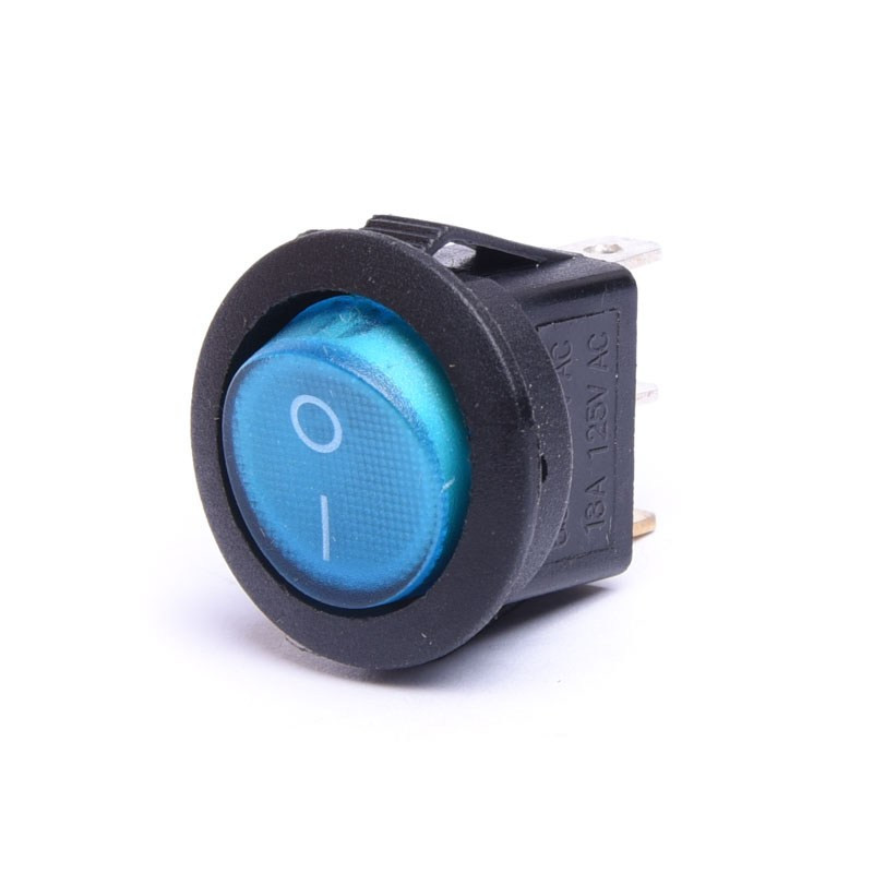 PRZEŁĄCZNIK AC 230V PODŚWIETLANY OKRĄGŁY