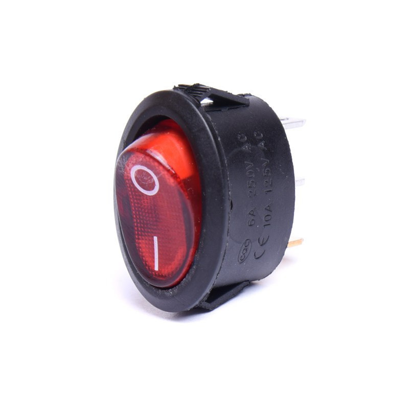 PRZEŁĄCZNIK OWALNY AC 230V PODŚWIETLANY