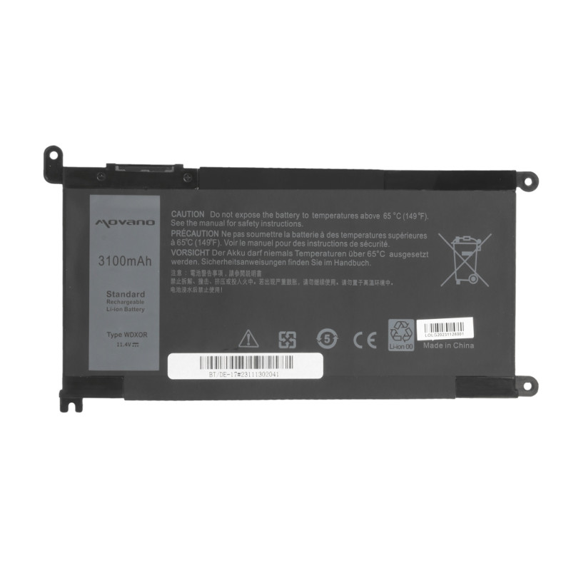 Bateria Movano do Dell Vostro 14 (5468), Inspiron 15 (5568) - 3100mAh