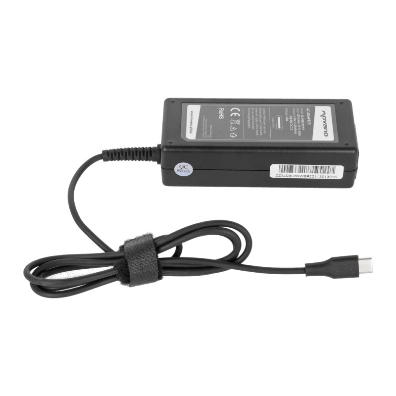 Zasilacz Movano 65W USB type C USB-C (black)