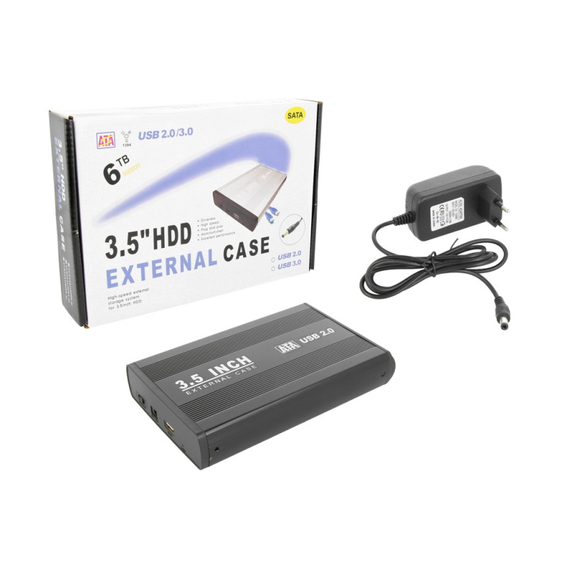 Zewnętrzna kieszeń na dysk HDD 3.5 SATA USB 2.0