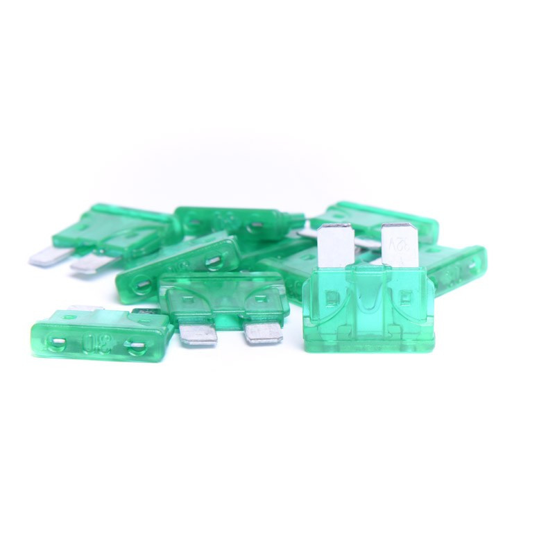 BEZPIECZNIK SAMOCHODOWY NOŻOWY ŚREDNI 30A