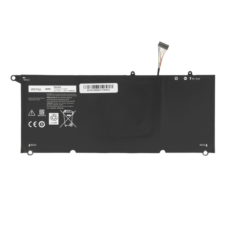 Bateria Mitsu do Dell XPS 13 (9360)