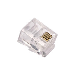 WTYK TELEFONICZNY RJ-11 6P4C (op.100szt)