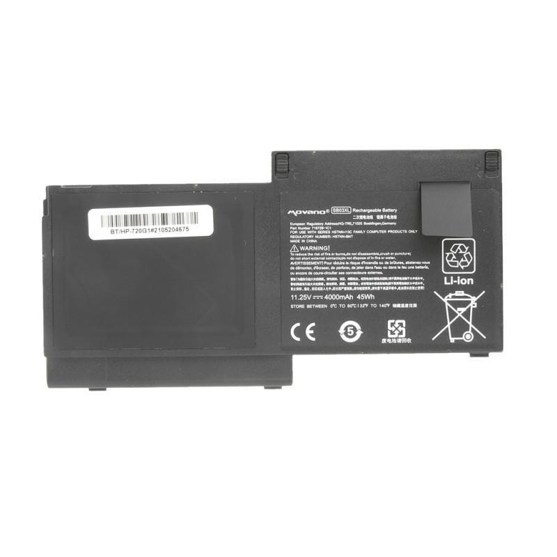 Bateria do HP EliteBook 720 G1, G2