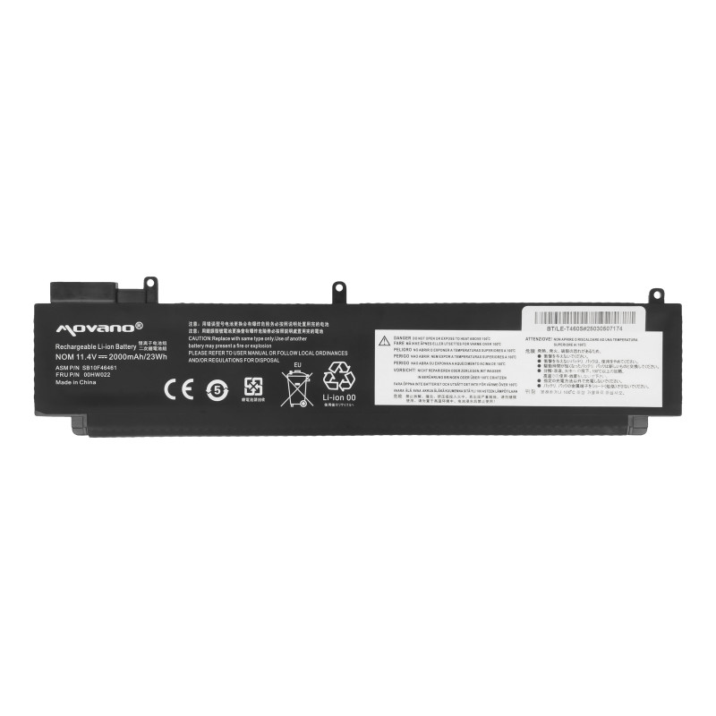 Bateria do Lenovo ThinkPad T460s, T470s - tylna bateria