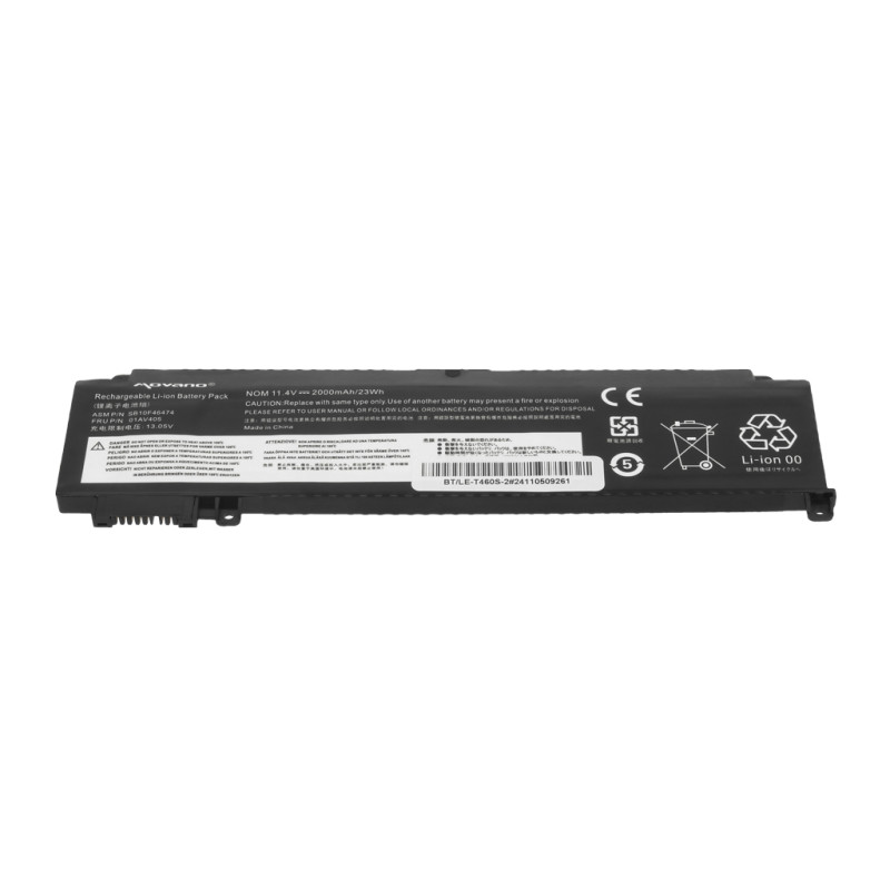Bateria do Lenovo ThinkPad T460s, T470s - przednia bateria