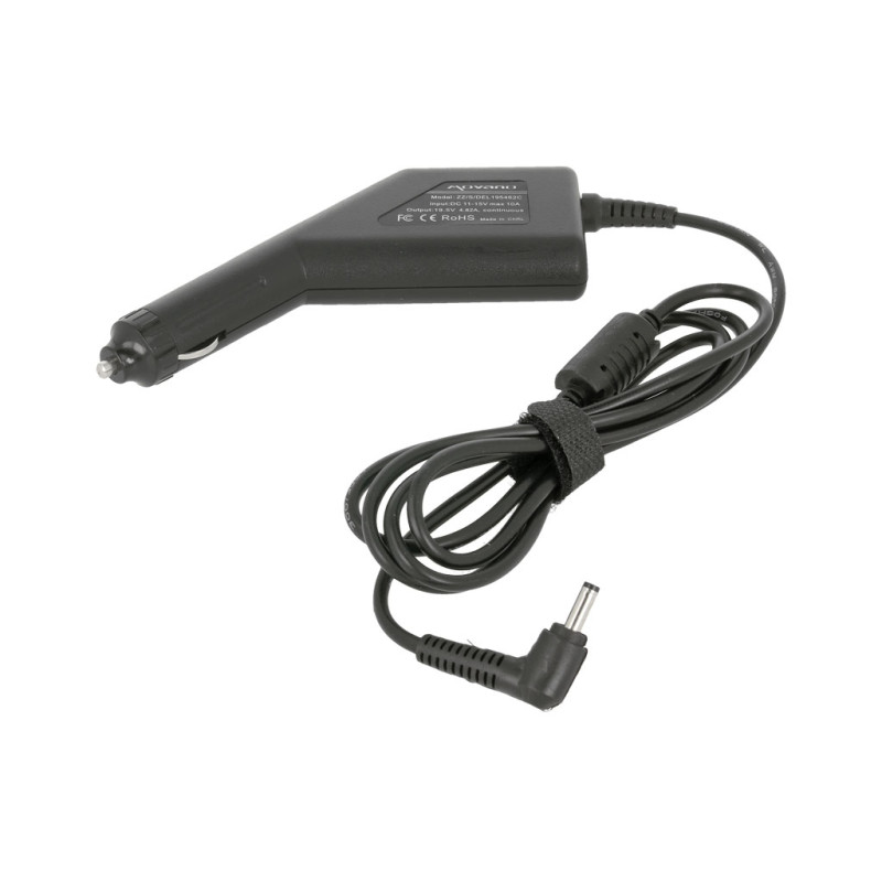 Zasilacz samochodowy Movano 19.5v 4.62a (4.0x1.7) 90W do Dell