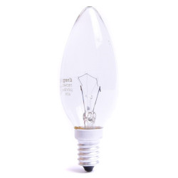 ŻARÓWKA E14 40W ŚWIECOWA PRZEŹROCZYSTA