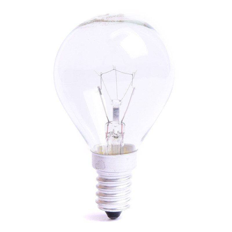 ŻARÓWKA E14 25W KULKA PRZEŹROCZYSTA