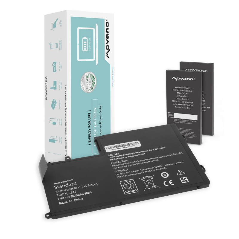 Bateria Movano do Dell Inspiron 15 (5542), 14 (5445) - 7.4V