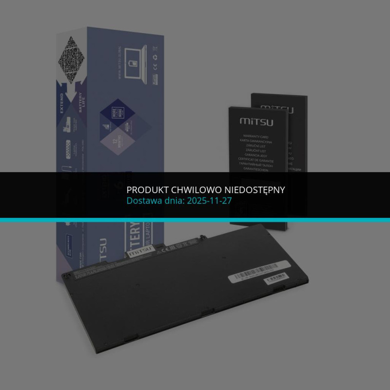 Bateria Mitsu do HP EliteBook 755 G4, 840 G4, 850 G4