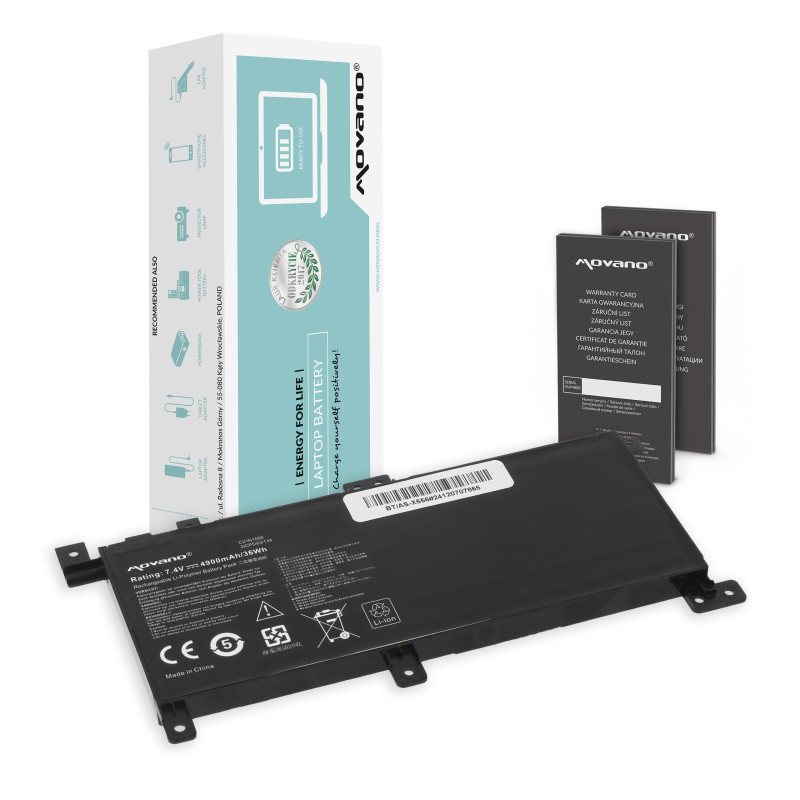 Bateria Movano do Asus X556, X556U